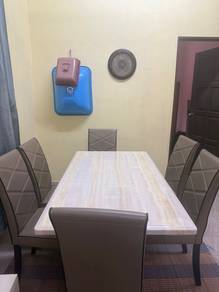 Meja Marble 6 Seater