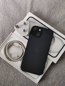 iPhone 15 256GB Black Full Set Box Battery Health