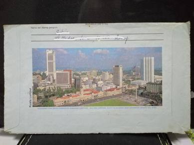 1992 Malaysia Aerogram Kuala Lumpur City View
