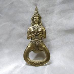 Vintage Brass Bottle Opener Buddha Shaped, Buddha