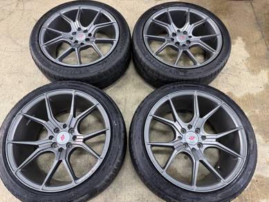 Sport rim second 17 Inforged siap tayar livina neo