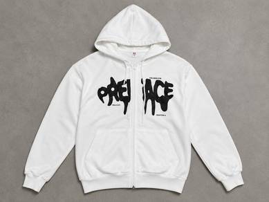 vintage,prejace,white hoodie,size s