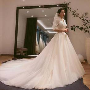 White wedding bridal dress gown RB2299