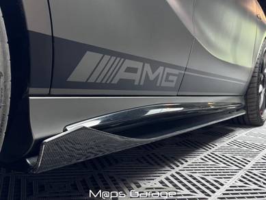 Mercedes a45 a250 w176 Paktechz carbon side skirt