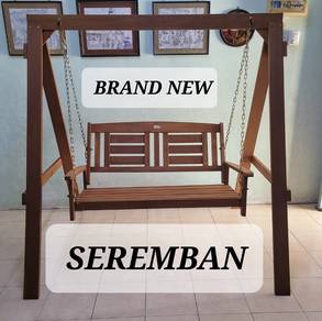 [NEW] MERANTI Outdoor Swing chair wooden buaian 