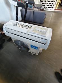 Aircond Midea 2hp inverter under warranty