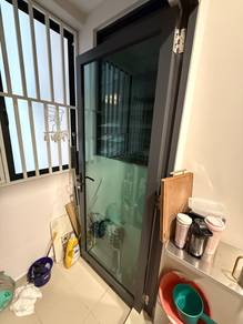 High Quality Metal Frame Glass Door