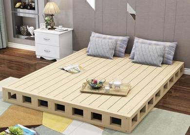 Bed frame tatami king size wooden japanese katil 1