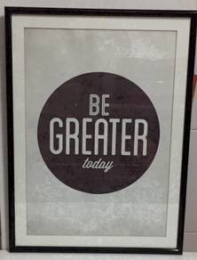 Framed Picture - Be Greater Today