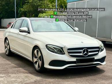 2018 Mercedes Benz E250 250 AVANTGARDE (CKD)