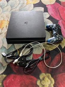 Ps4 slim joystick 1 condition ok dapat semua cd