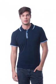 Baju Tshirt Kolar SIGNATURE POLO HC 83 (NAVY BLUE)