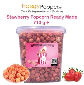 Popcorn Strawberry Caramel Crispy 710g