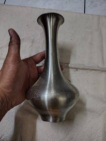 pewter vase