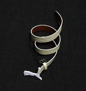Puma Golf Cat Belt Women's Medium White Leather,