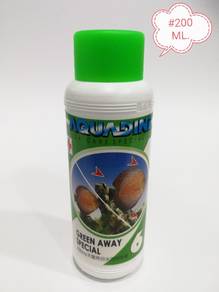 Aquadine Green Away 200ml Fish Aquarium Ikan