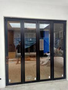 Pintu Folding Kace Bilik Penjabat-(Aluminum&Kace)