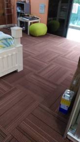 PASANG TILE CARPET l install tile carpet 6mm thick