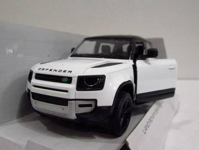 Kinsmart (12cm) LAND ROVER Defender 90 White
