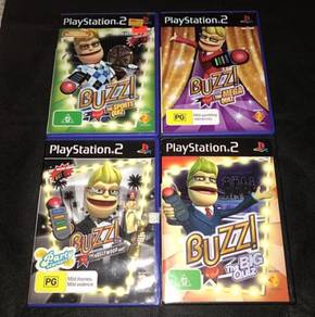4 PLAYSTATION 2 PS2 BUZZ! SERIES Games