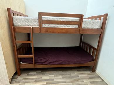 Solid Wood Double Decker Bed For Sale
