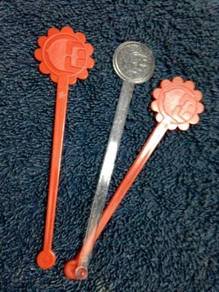 Vintage Malaysian Airline Stirrers x 3