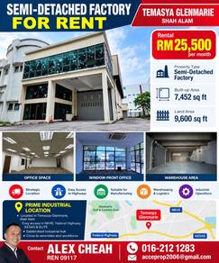 Warehouse / Factory For Rent in Glenmarie,SGR