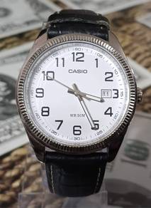 Casio MTP-1302L White Dial Fluted Bezel