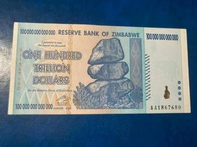 Zimbabwe 100 trillion 2008