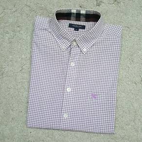 Burberry Slim Fit Checked Long Sleeve Shirt