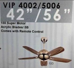 Elmark Ceiling Fan VIP 5006 56" Remote Control