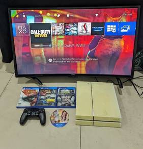 ps4 fat 500gb white, full detail di description 