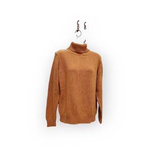Uniqlo turtleneck mustard knitwear