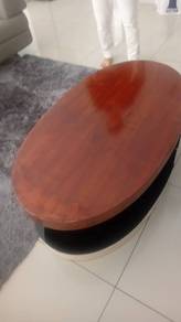 Oval Shape Wooden Coffee Table TF178