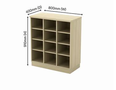 12 compartment Home Cabinet