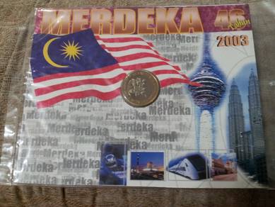 Malaysia Medallion Coin 46th Merdeka 2003