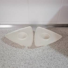 Tupperware Triangle Cup Holder/Snack Trays for Kid