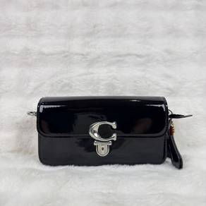 Coach Black Studio Baguette Bag