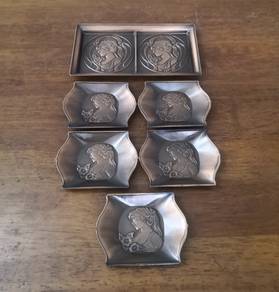 Copper trinket plates 6