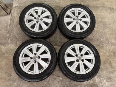 Rim original enkei toyota 15 inch tayar michelin