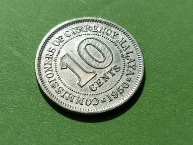 10 cents King George XI - 1950 (B)