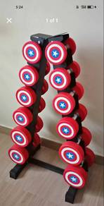 Set Dumbell Captain America