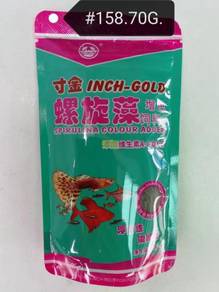 Inch-Gold Spirulina 70gram Fish Food Aquarium