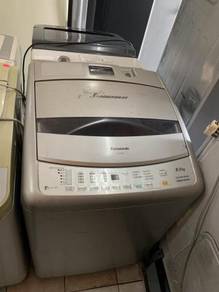 8kg Panasonic Auto Washing Machine Top Mesin Basuh