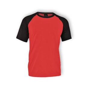 T- shirt Raglan Short Sleeve Code 1028 Red/ Black