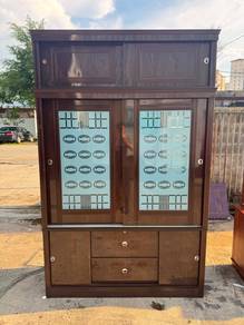 5x8ft Mirror Wardrobe Almari Baju Sliding Door Dra