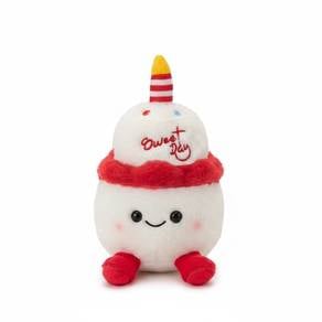 23cm Kawaii  Birthday Cake "Sweet Day" Plush Toy