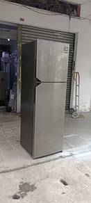 2door sharp fridge refrigerator peti ais sejuk
