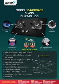 Glass Built-In Hob (2-NB8048S)