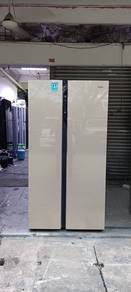 Hair 2door fridge refrigerator side by side 628L